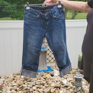 BananaRepublic size 28/6 petite used jean capris.
